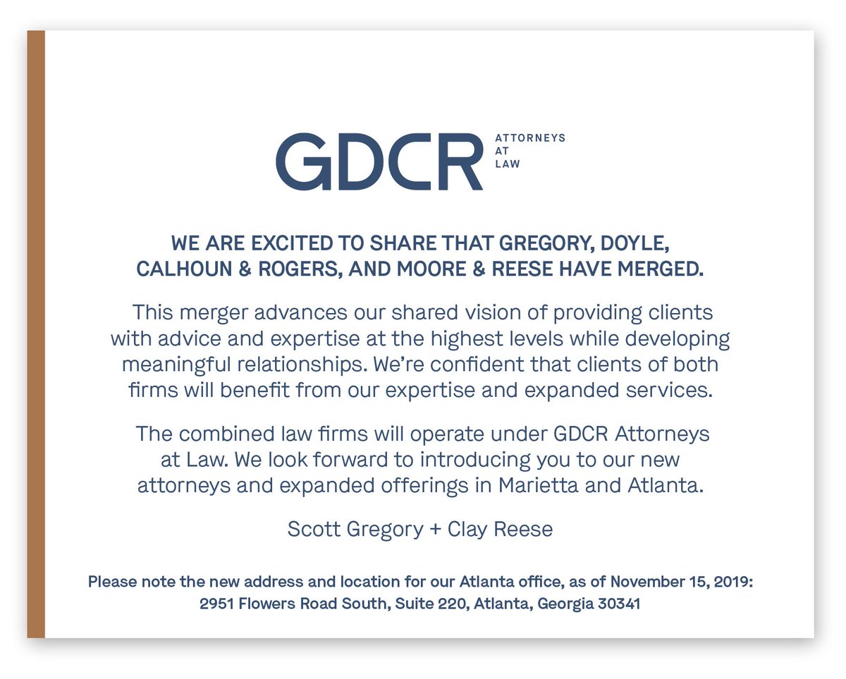 Moore & Reese, LLC Atlanta, GA Office