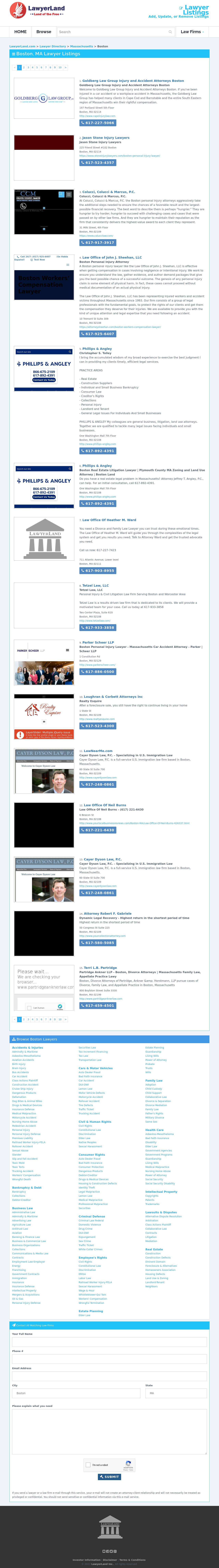 Phillips & Angley, Attorneys At Law Boston, MA Office