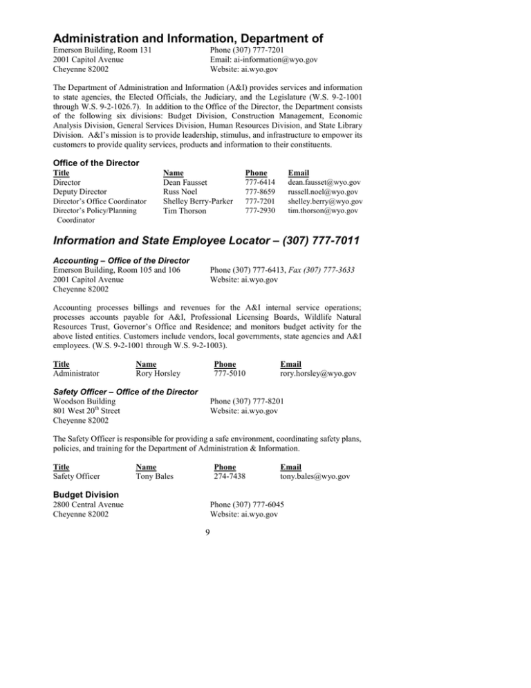 White and Steele, P.C Cheyenne, WY Office