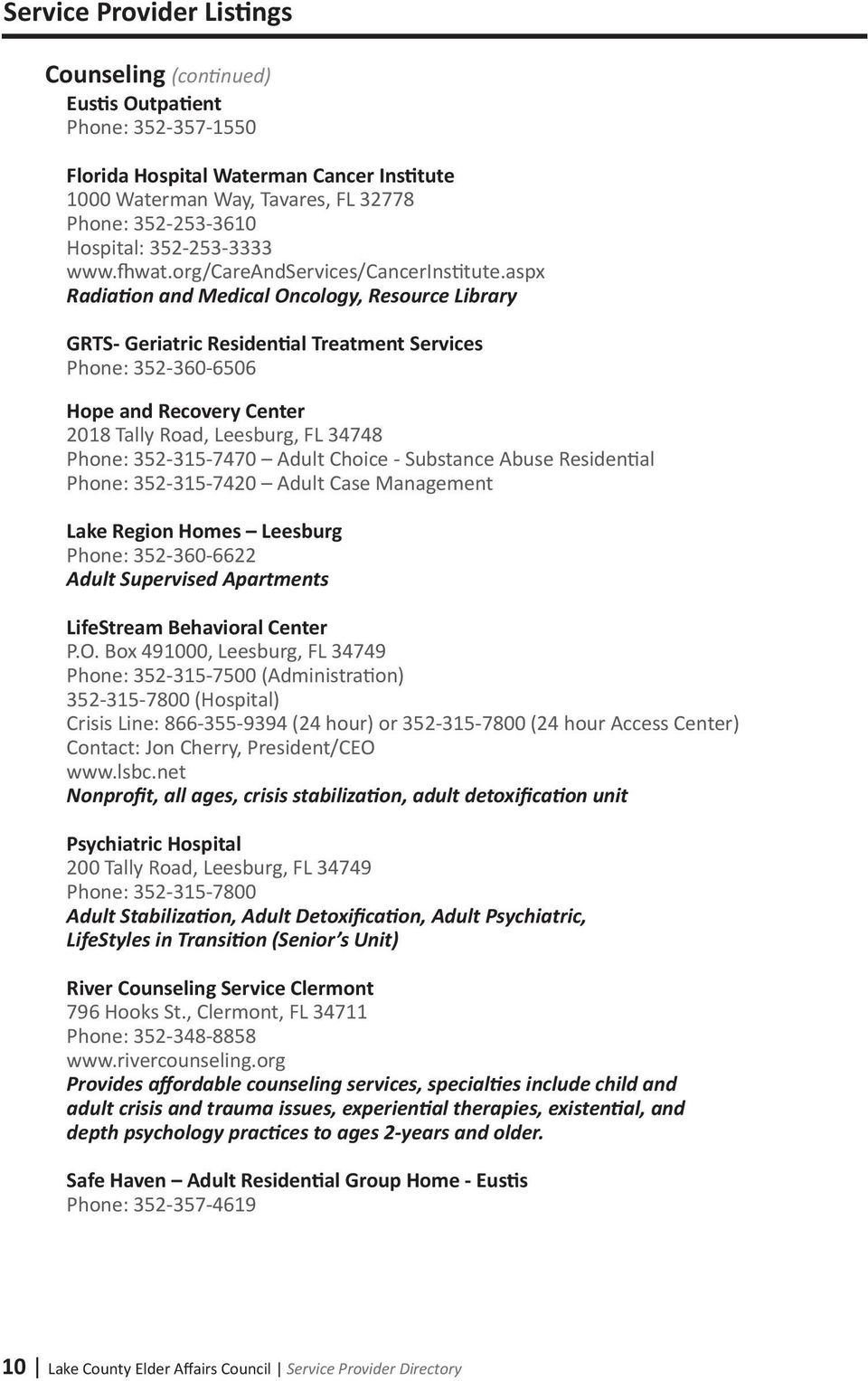 Millhorn Elder Law Planning Group Leesburg, FL Office