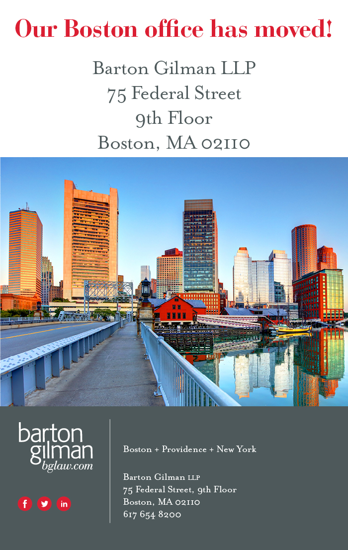 Barton Gilman LLP Boston, MA Office