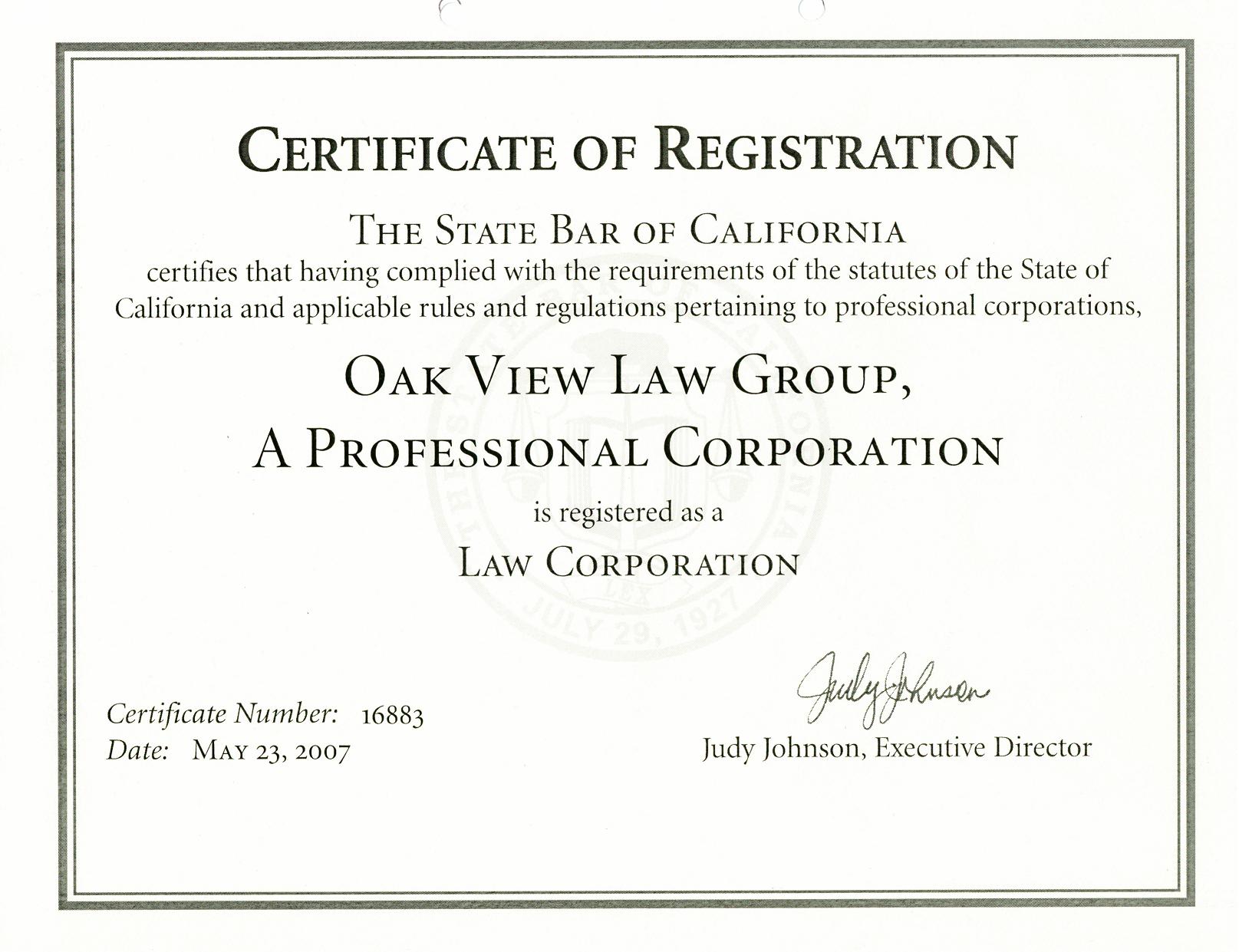 Oak View Law Group Auburn, CA Office