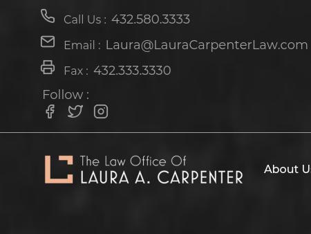 Laura A. Carpenter, Attorney At Law Odessa, TX Office