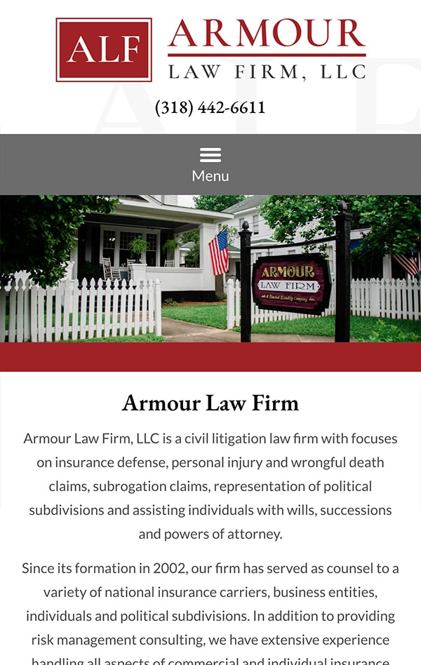 Armour Law Firm Alexandria, LA Office