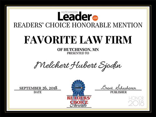 Melchert Hubert Sjodin Hutchinson, MN Office