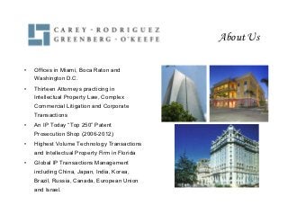 Carey Rodriguez Milian LLP Boca Raton, FL Office