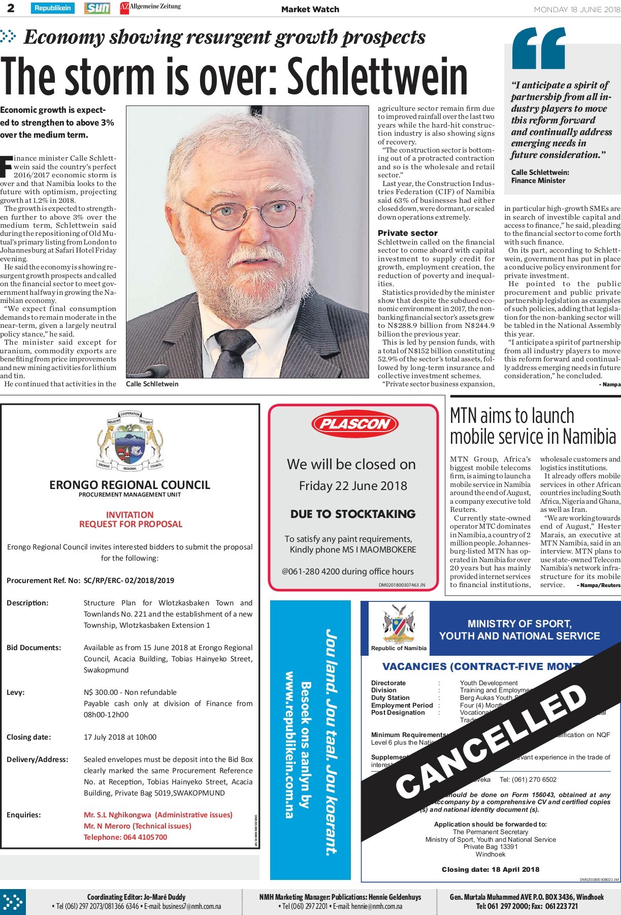 ENSafrica Swakopmund, Namibia Office