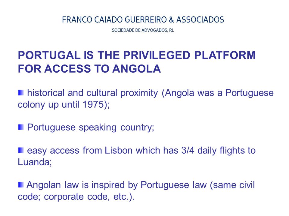 Angola Legal Circle Advogados Luanda, Angola Office