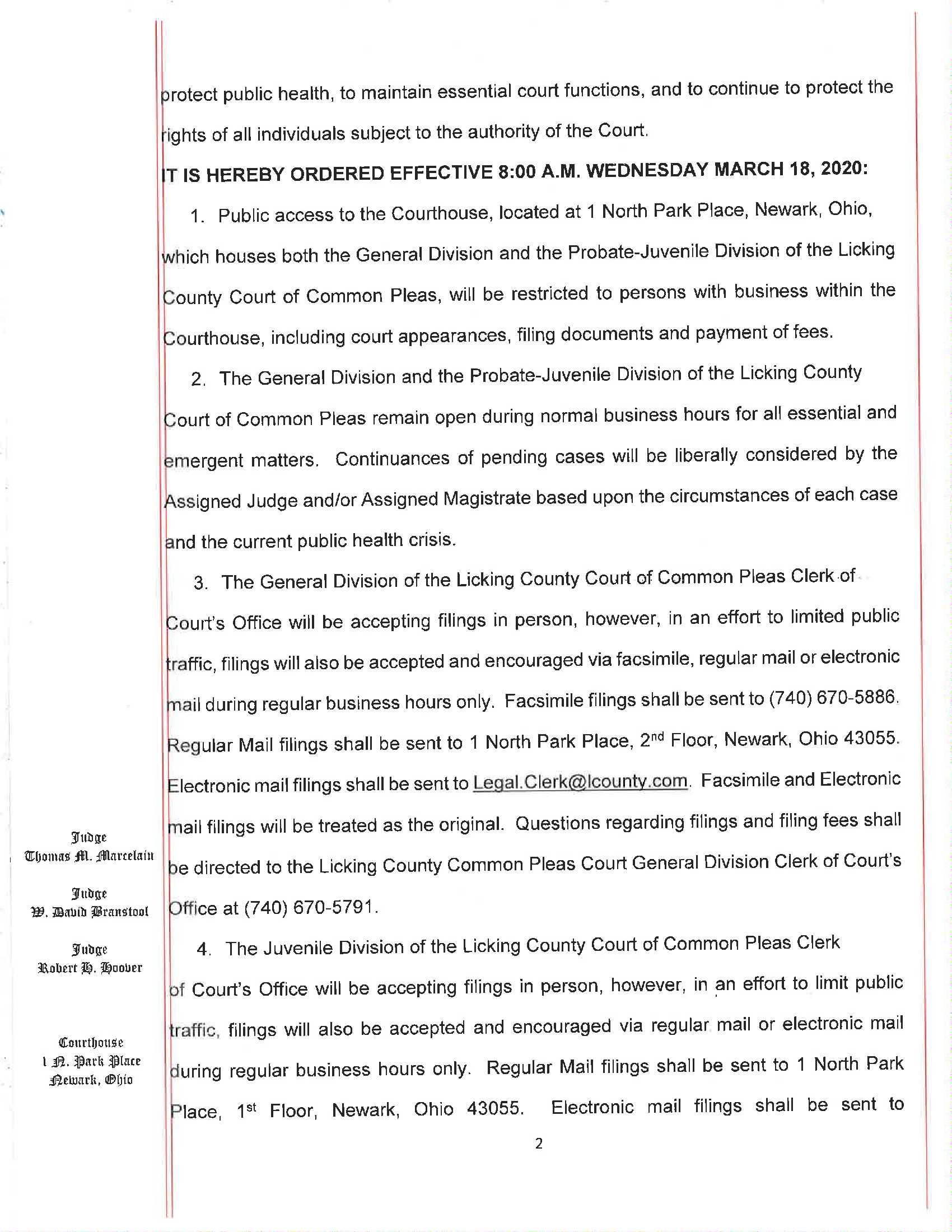 EQUES Law Group Newark, OH Office