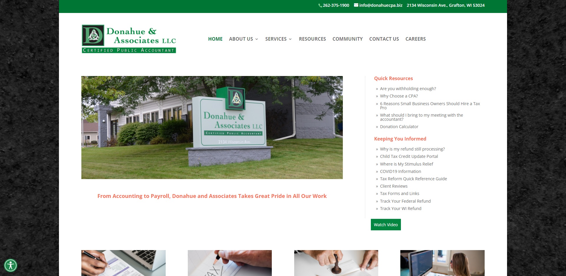 Donahue & Associates, LLC Grafton, WI Office