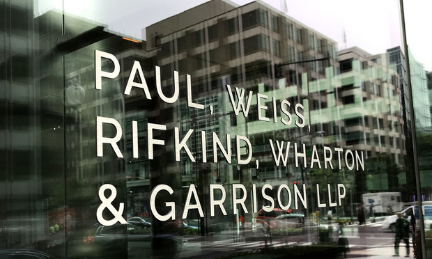 Paul, Weiss, Rifkind, Wharton & Garrison LLP Washington, DC Office