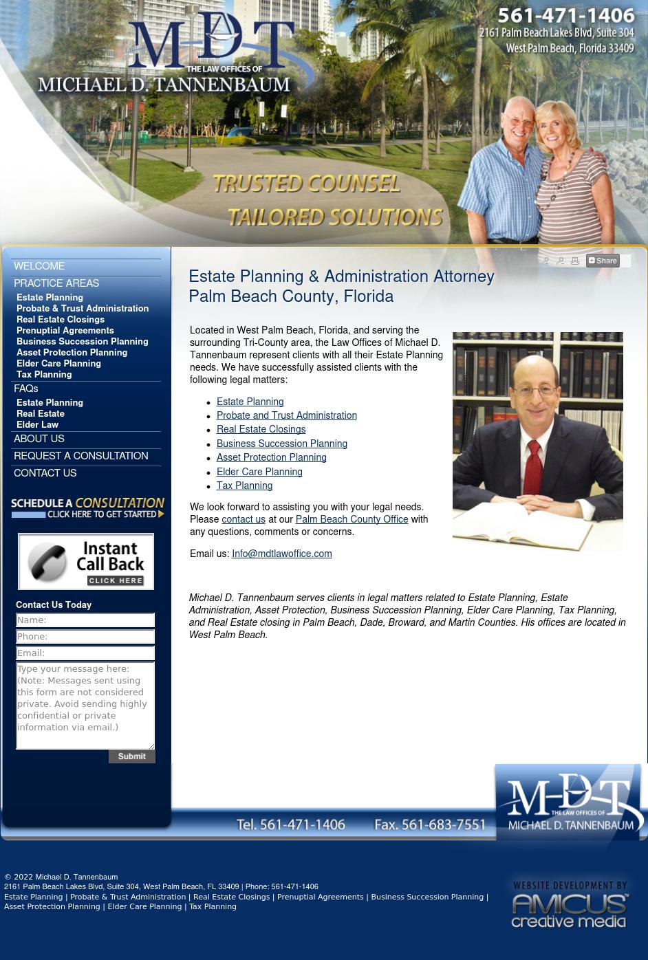 Michael D. Tannenbaum West Palm Beach,  Office