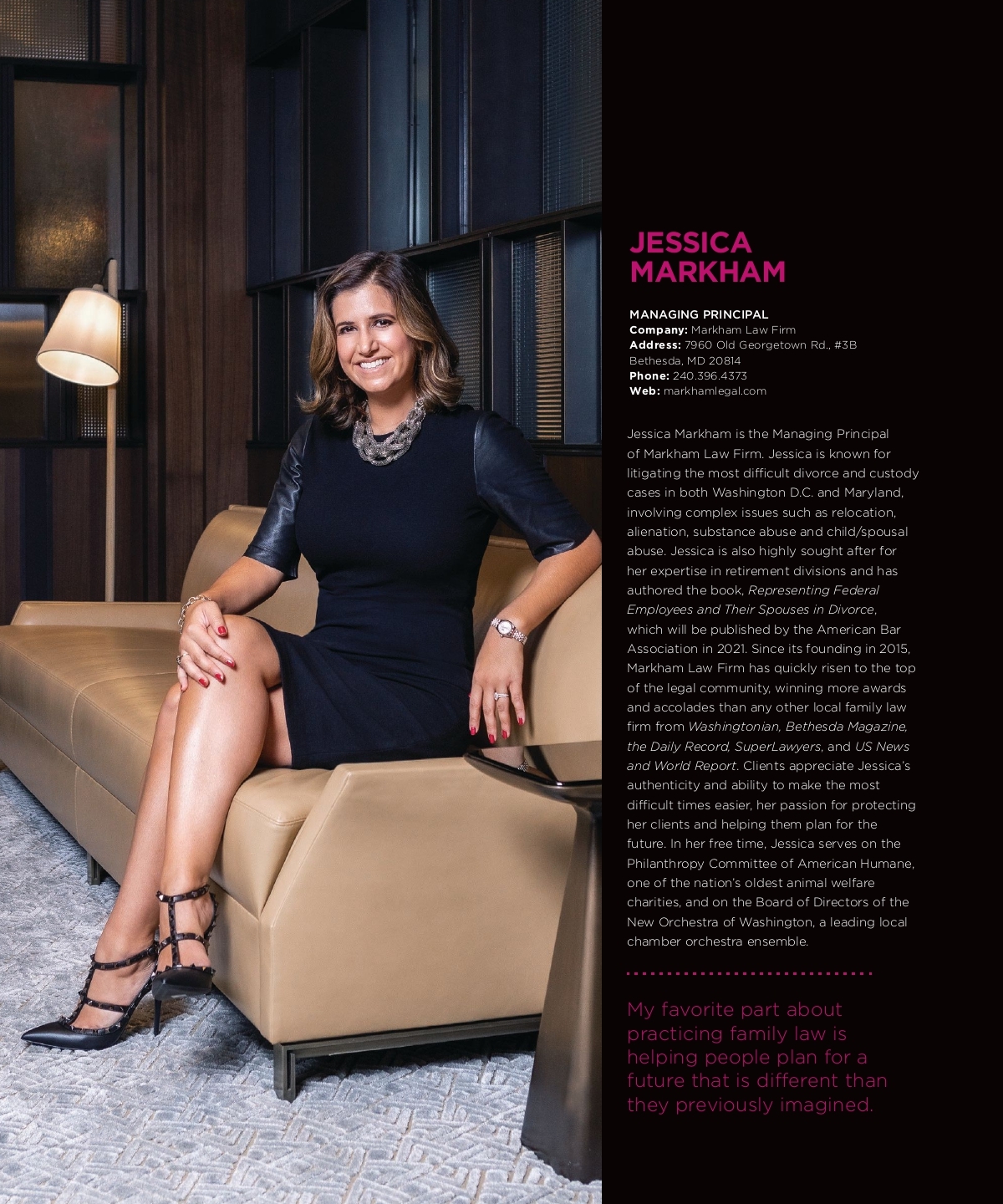 Markham Law Firm Bethesda,  Office