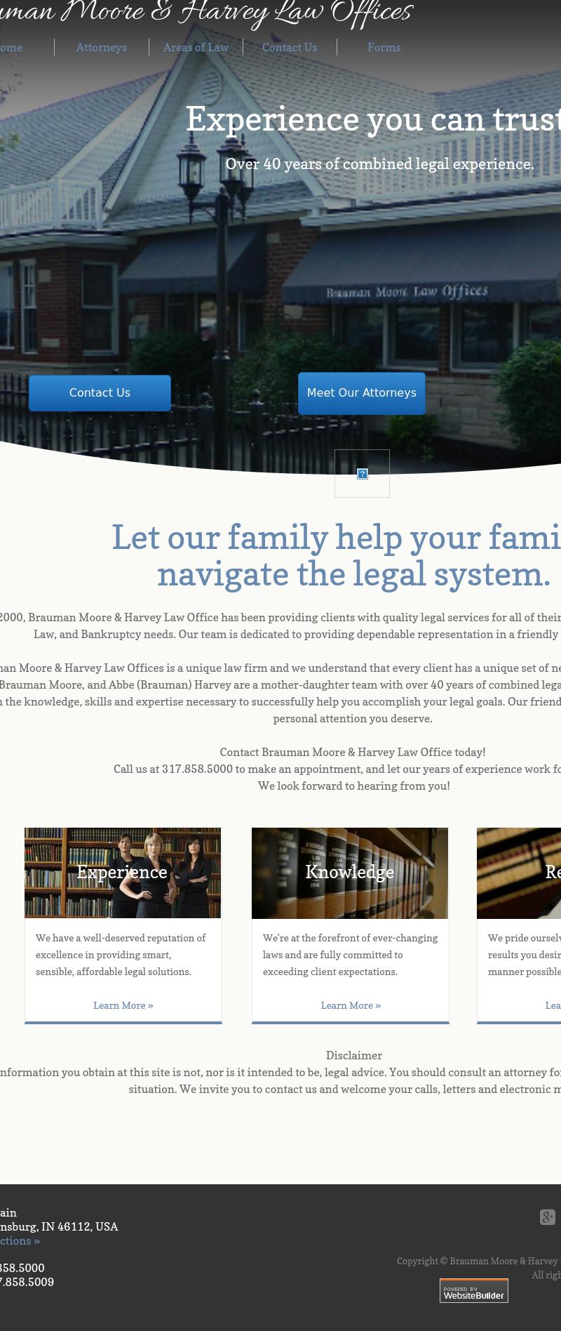 Brauman Moore & Harvey Law Office Brownsburg, IN Office