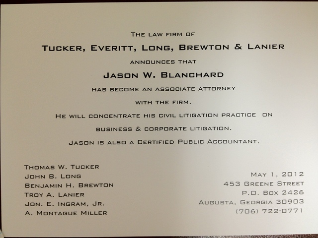 Law Offices of Tucker Long Augusta, GA Office