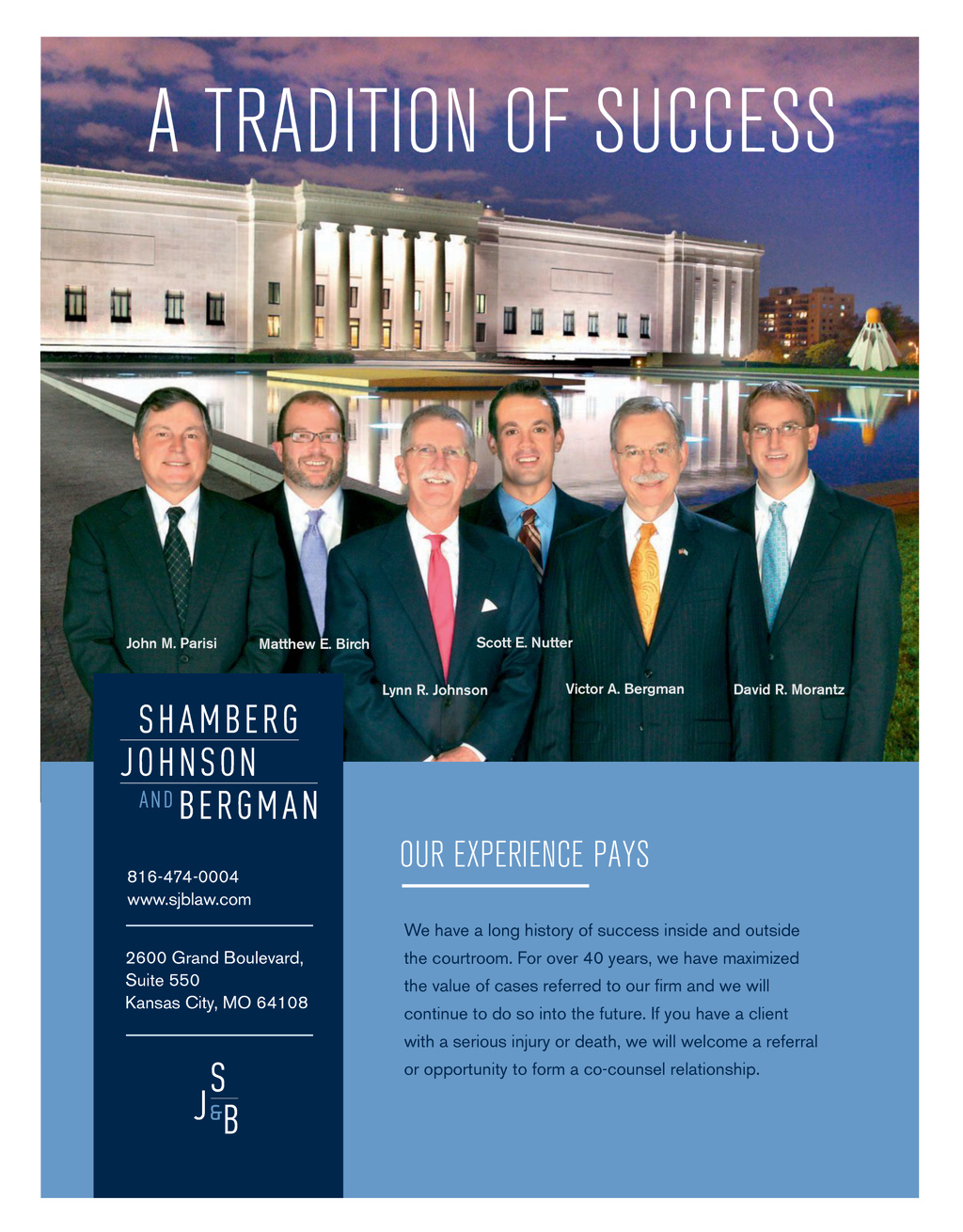 Shamberg, Johnson & Bergman Kansas City, MO Office