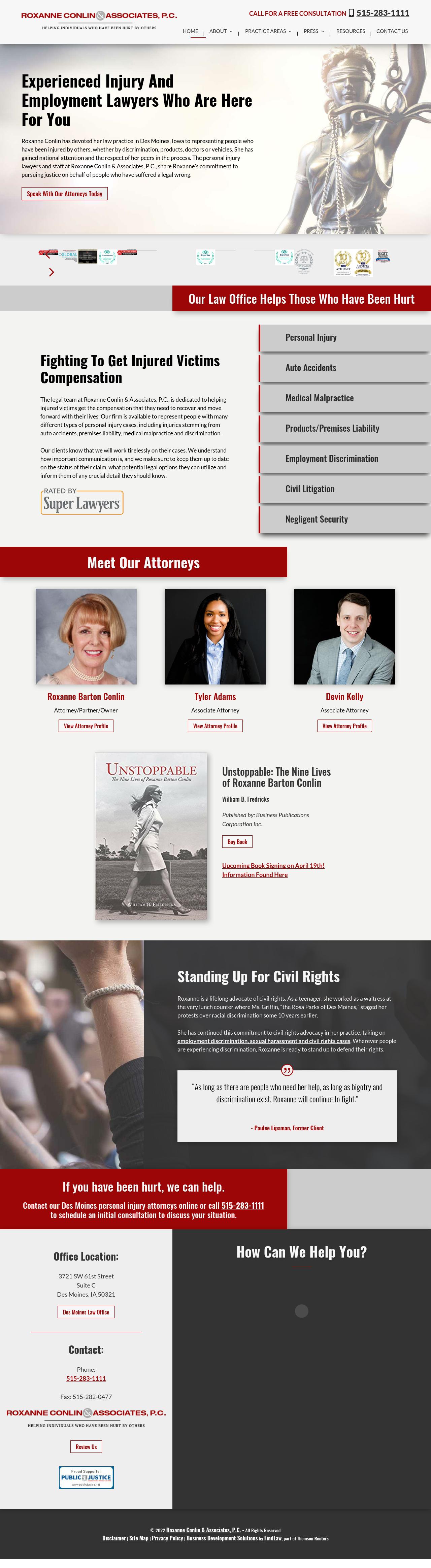 Roxanne Conlin & Associates Des Moines, IA Office