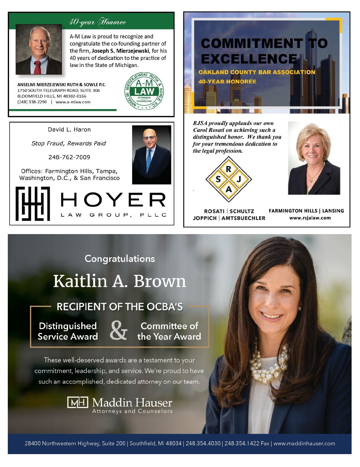 Anselmi Mierzejewski Ruth & Sowle P.C Bloomfield Hills, MI Office