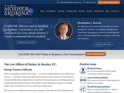 The Law Offices of Mosher & Skorina, P.C Laguna Niguel, CA Office