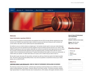 Goss & Goss A Professional Law Corporation Modesto, CA Office