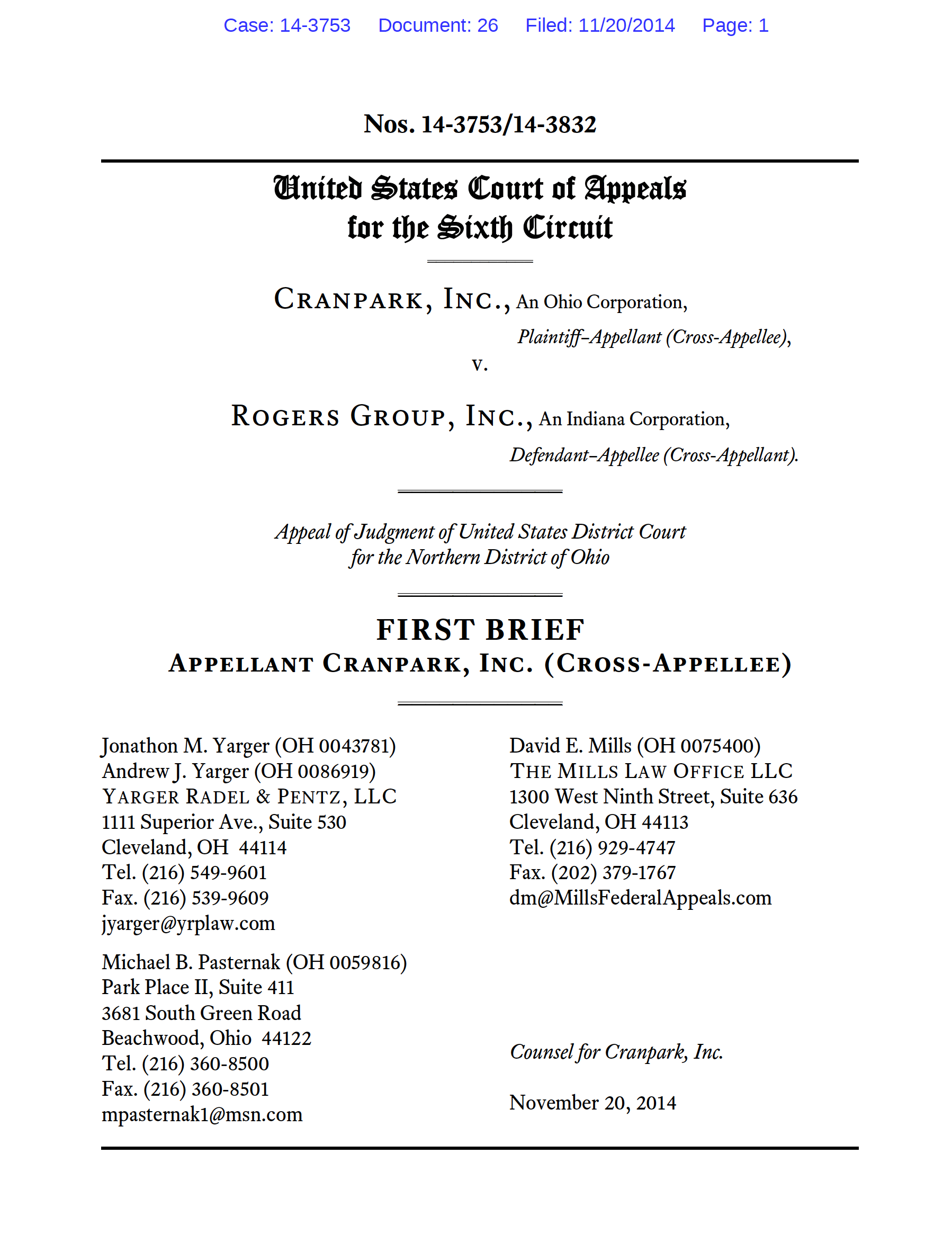 Law Office of Michael B. Pasternak Beachwood,  Office