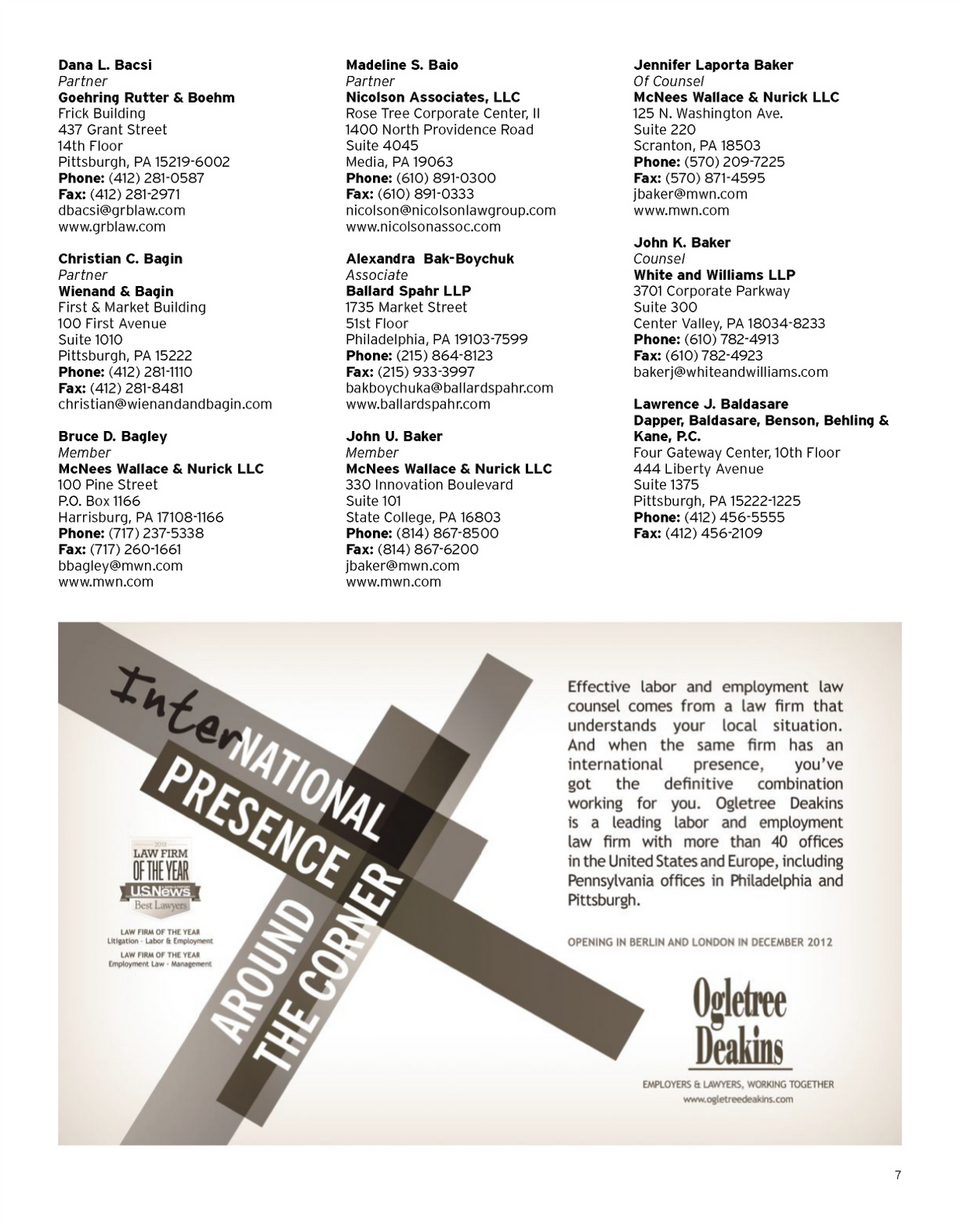 White and Williams LLP Philadelphia, PA Office