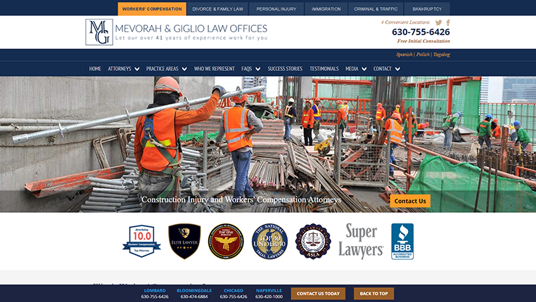 Mevorah & Giglio Law Offices Bloomingdale, IL Office