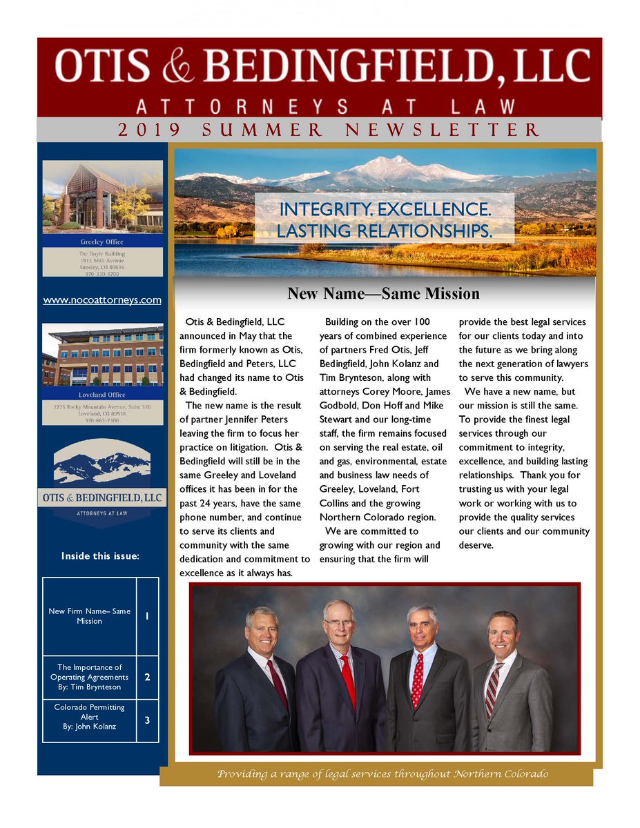 Otis & Bedingfield, LLC Loveland, CO Office