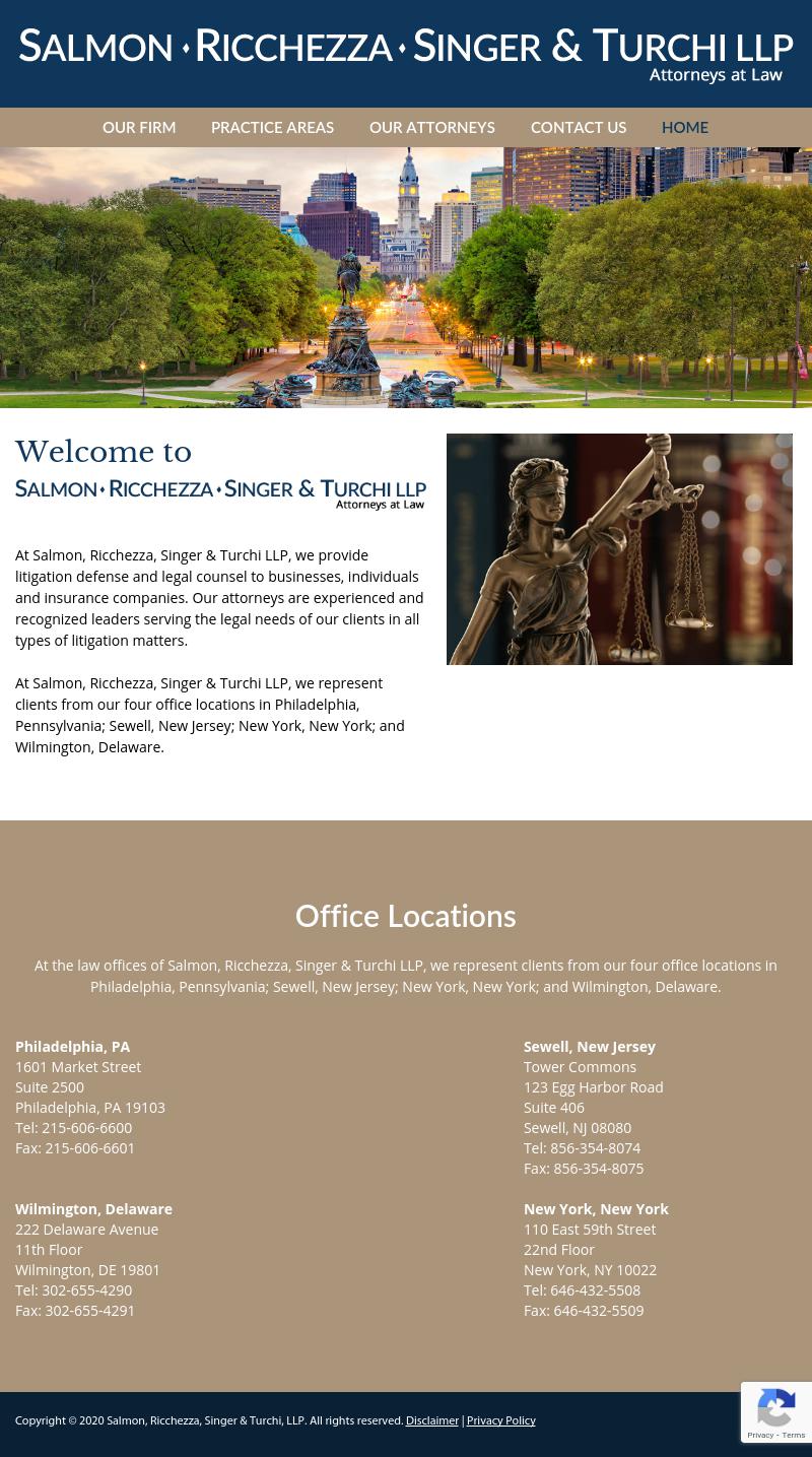 Salmon, Ricchezza, Singer & Turchi, LLP New York, NY Office