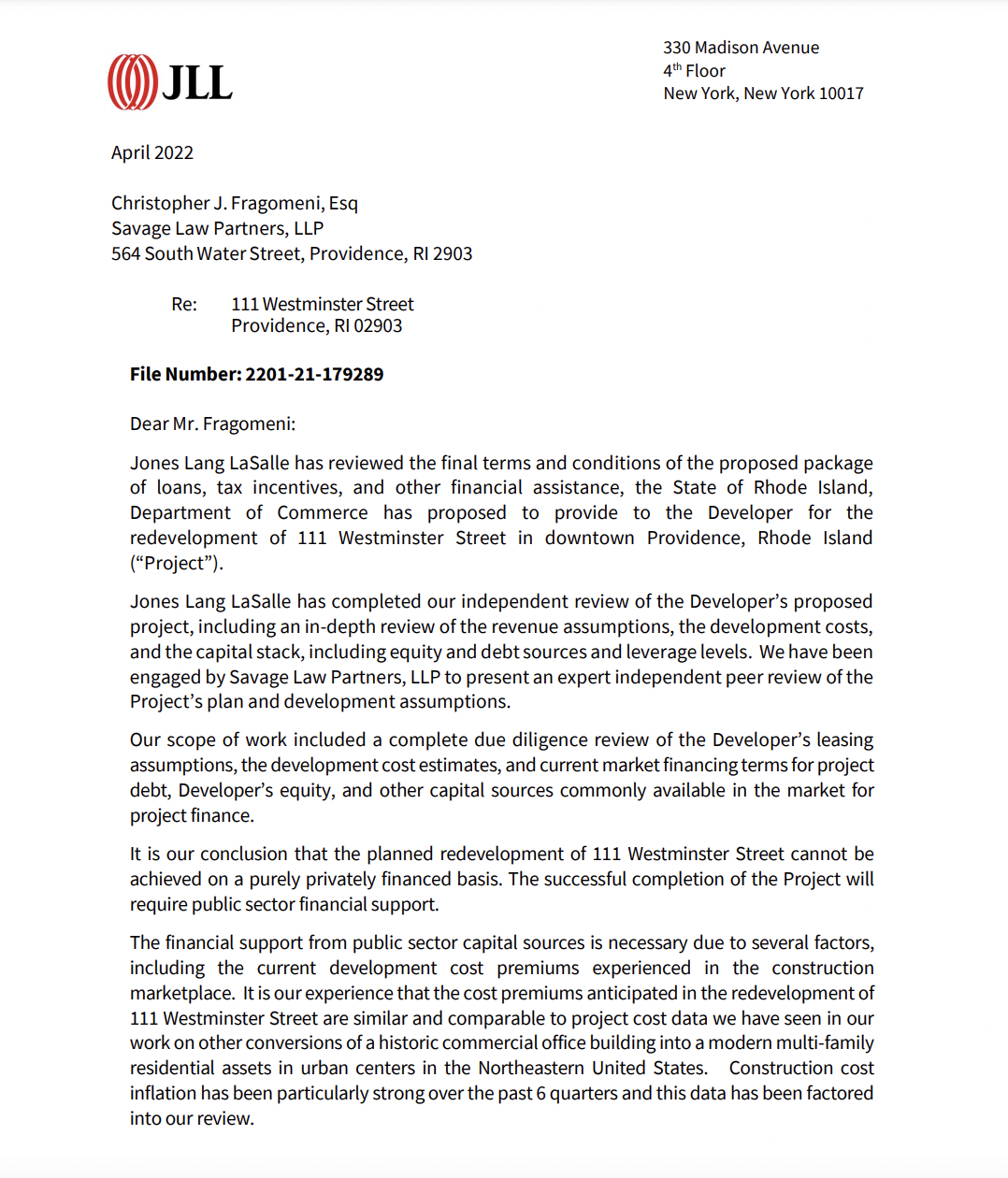 Hogan Law Associates LLC Providence,  Office