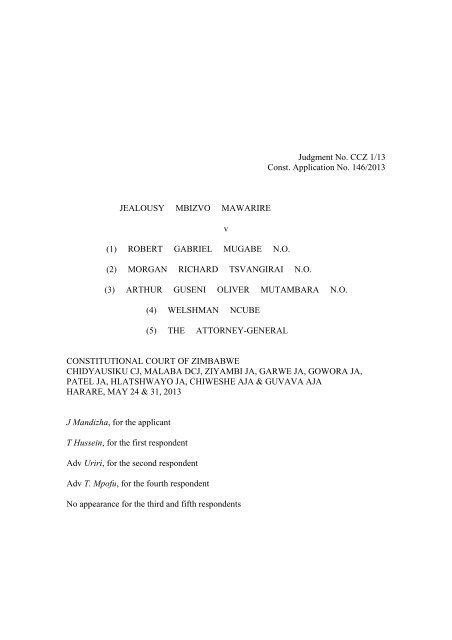 Hussein Ranchhod & Co Harare Province, Zimbabwe Office