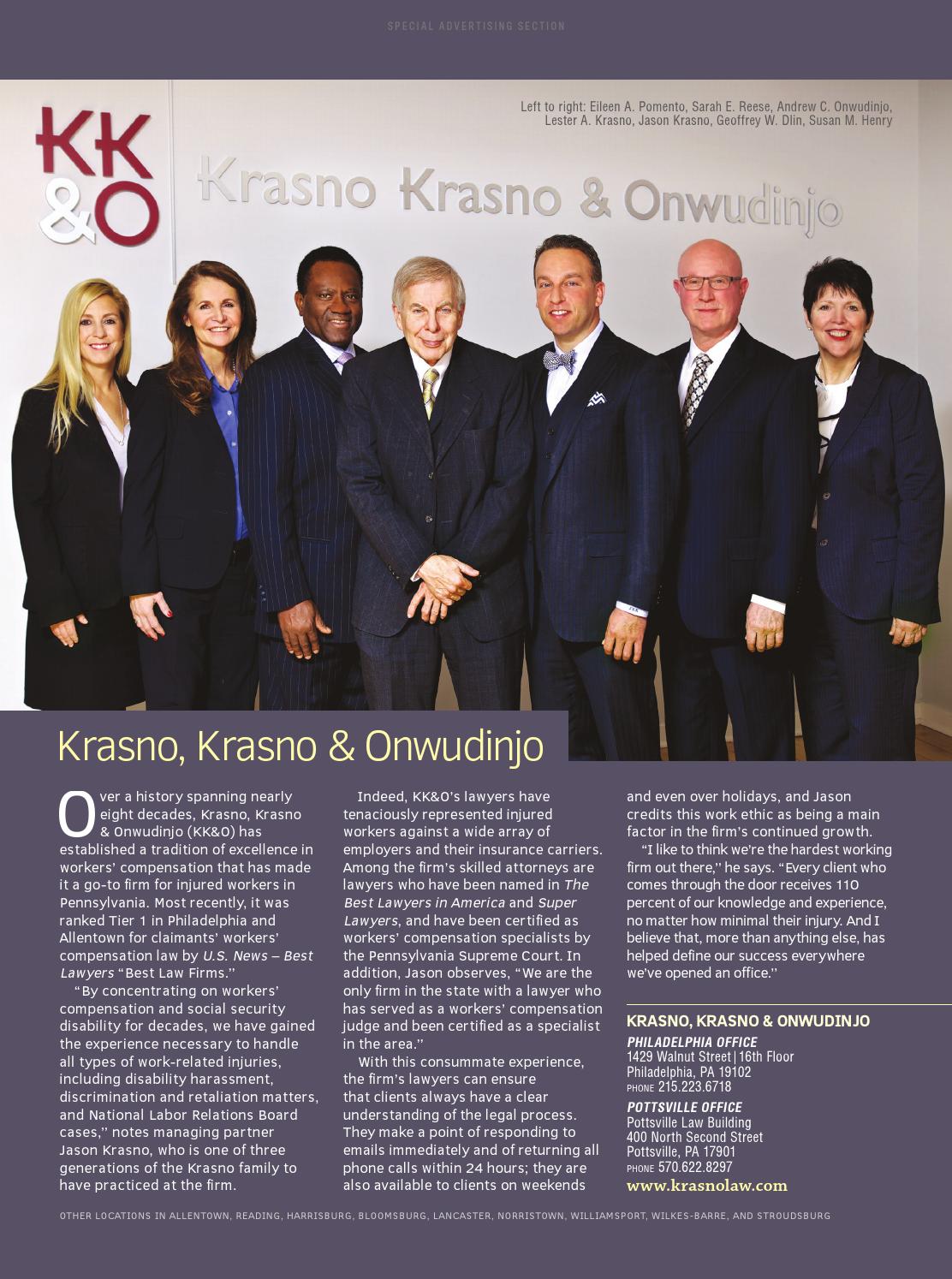 Krasno, Krasno & Onwudinjo Pottsville, PA Office