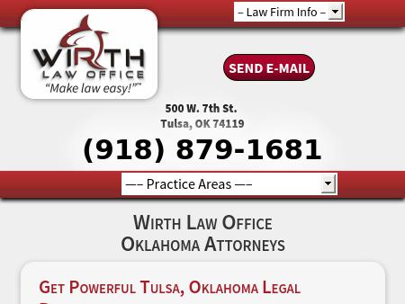 Wirth Law Office Tulsa,  Office