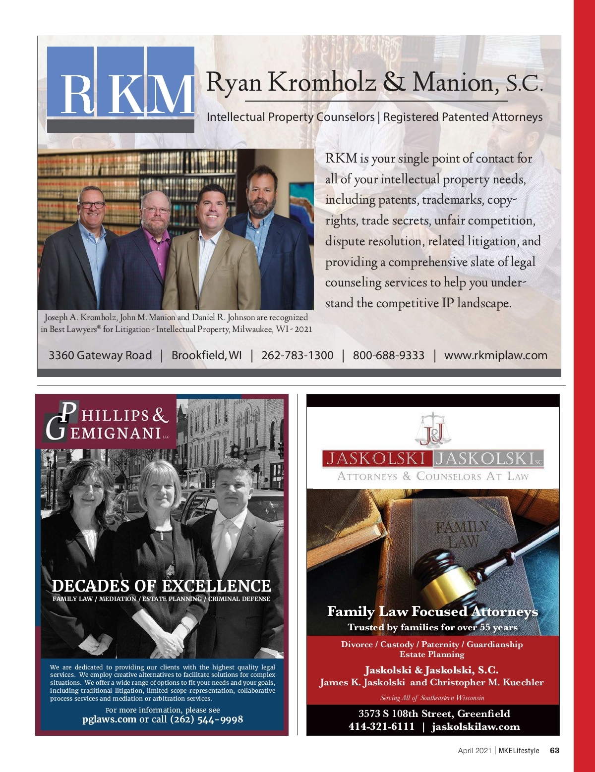 Jaskolski & Jaskolski, SC Greenfield, WI Office