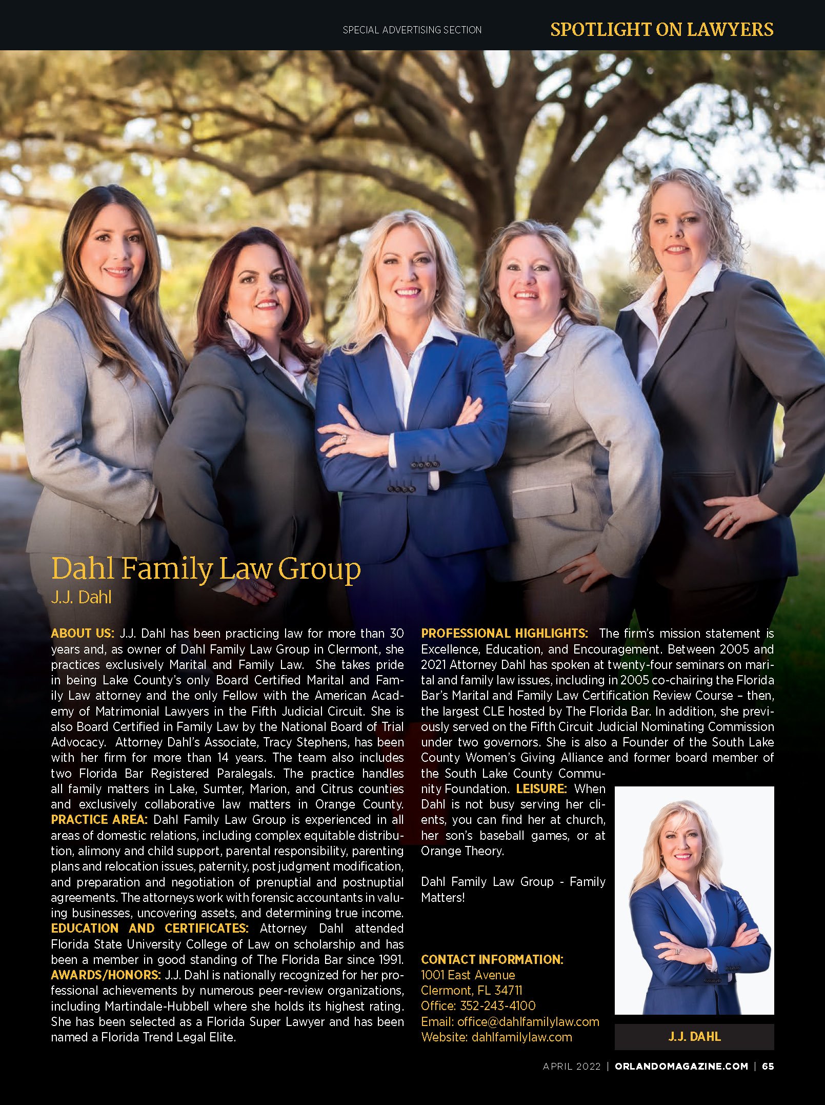 Dahl Family Law Group Clermont,  Office