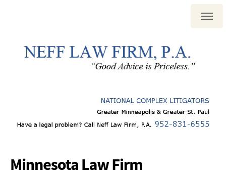 Neff Law Firm, PA Edina,  Office