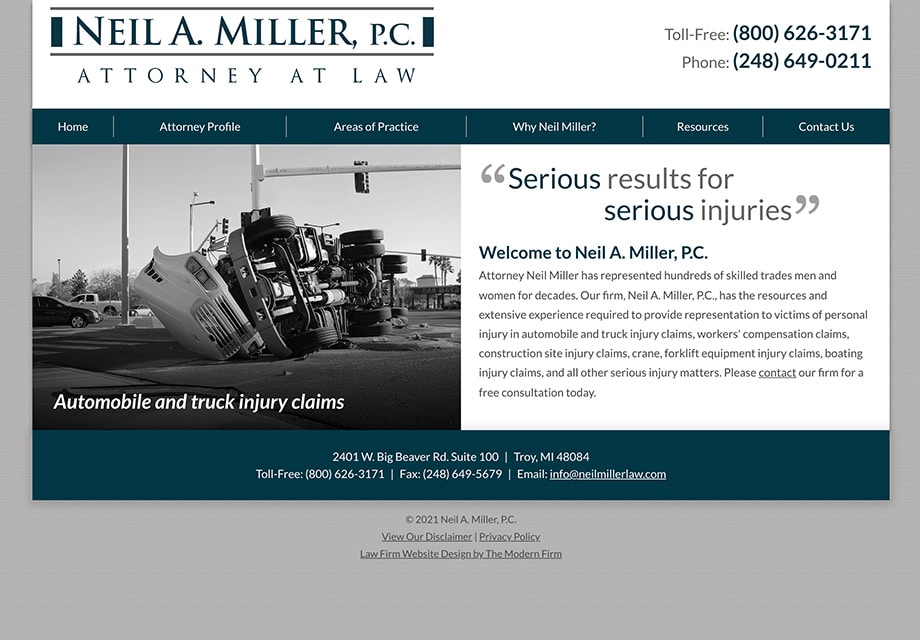 The Miller Law Firm, P.C Troy, MI Office