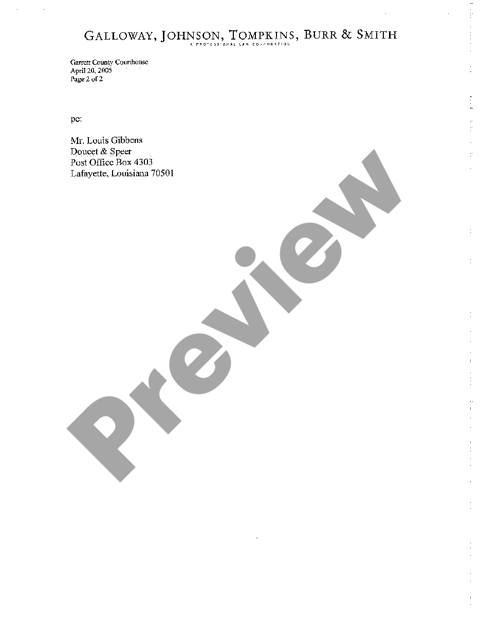 Galloway, Johnson, Tompkins, Burr & Smith Lafayette, LA Office