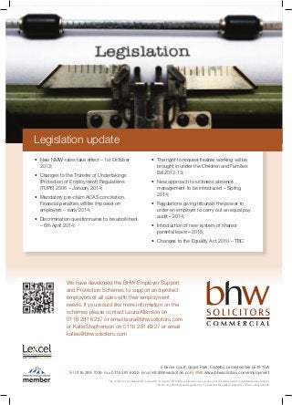 BHW Solicitors Enderby, United Kingdom Office