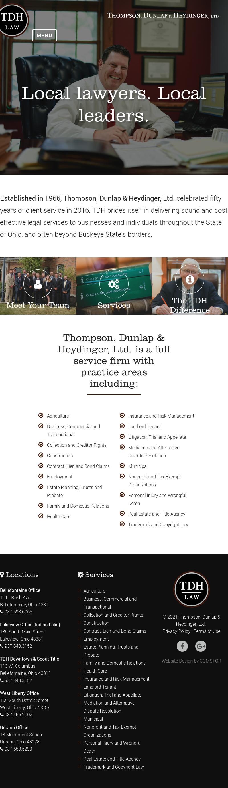 Thompson, Dunlap & Heydinger, LTD Bellefontaine, OH Office