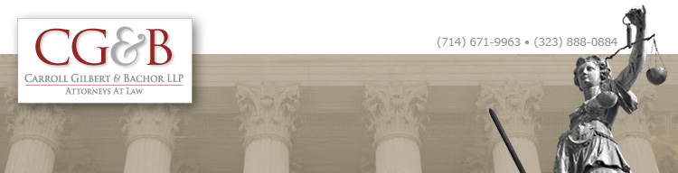 Carroll Gilbert & Bachor LLP Brea, CA Office