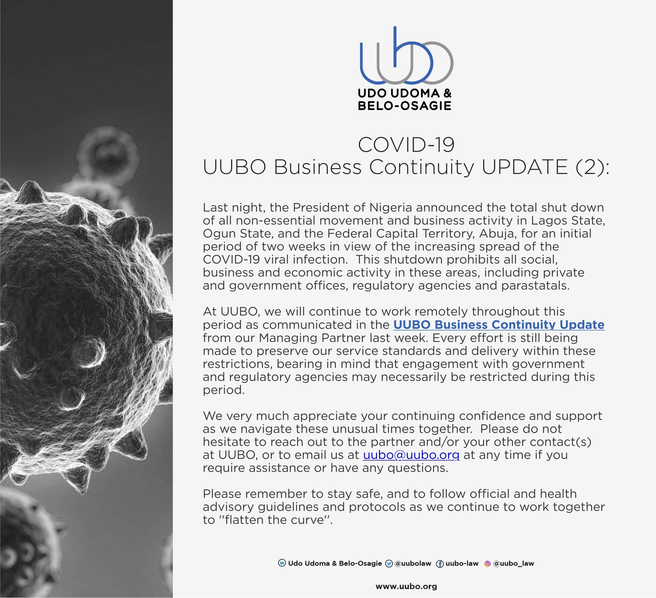 Udo Udoma & Belo-Osagie Lagos, Nigeria Office