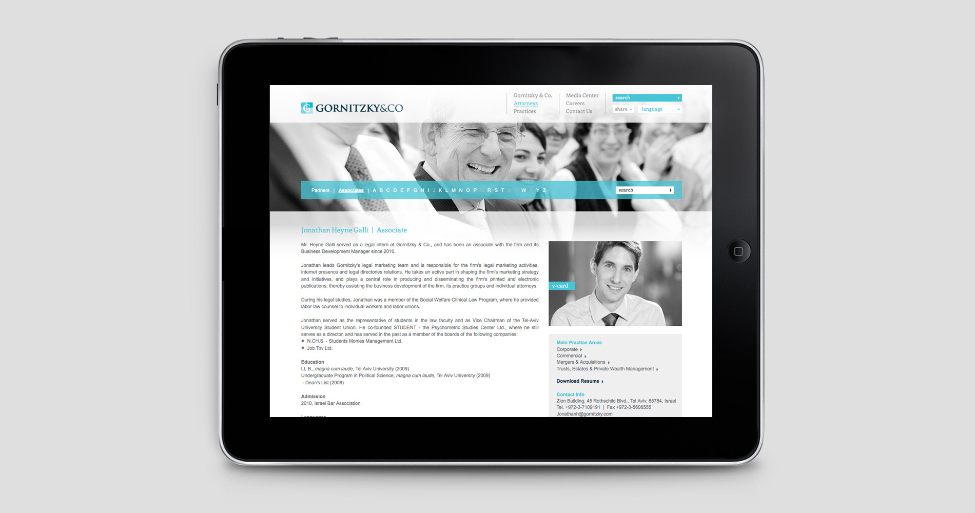 Gornitzky &  Co Israel, United States Office