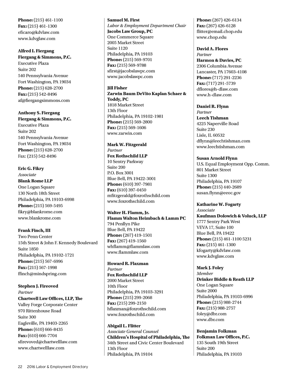 Flynn & Associates, P.C Philadelphia, PA Office