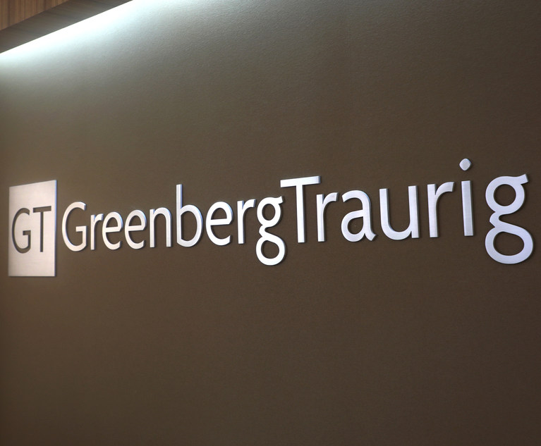 Greenberg Traurig, L.L.P Dallas, TX Office