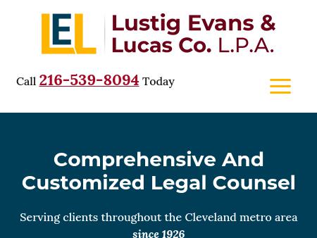 Lustig, Evans & Lucas Co., L.P.A Cleveland, OH Office