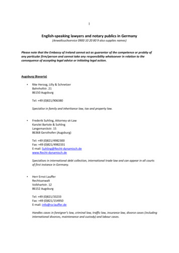 Buse Heberer Fromm Frankfurt, Germany Office