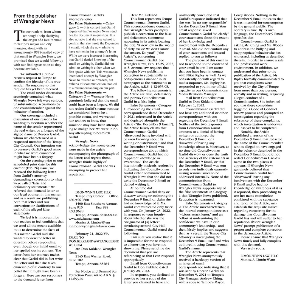 Limon-Wynn Law, PLLC Tempe,  Office