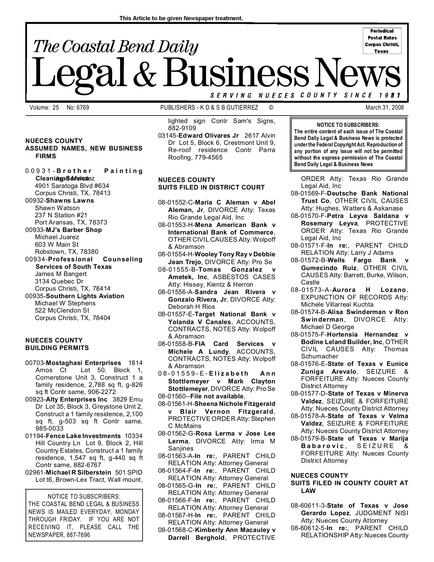 Law Office of Reynaldo Martinez, Jr., PC Corpus Christi, TX Office