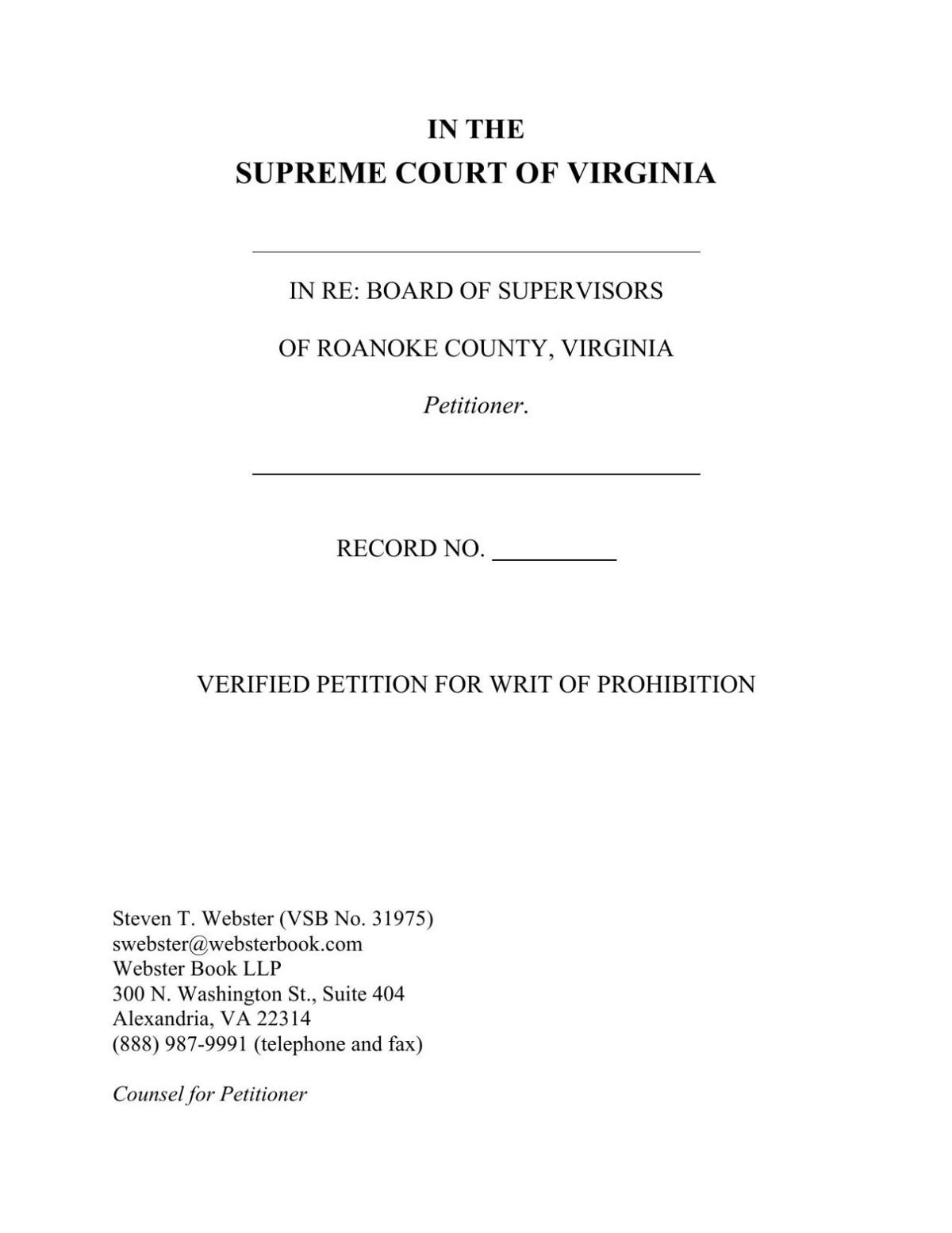 Webster Book LLP Alexandria, VA Office